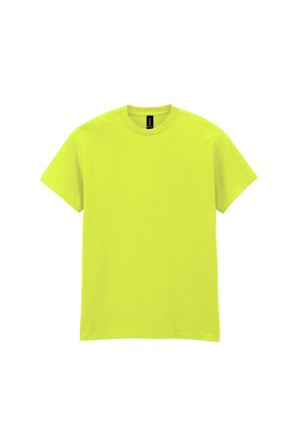 GILDAN - Ciężka Bawełniana Koszulka Unisex Dla Dorosłych. Kolor: zielony. Materiał: bawełna. Sport: turystyka piesza