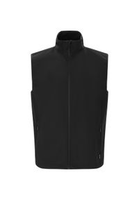 Kamizelka softshellowa męska Whistler Lango. Kolor: czarny. Długość rękawa: bez rękawów. Sport: bieganie #1