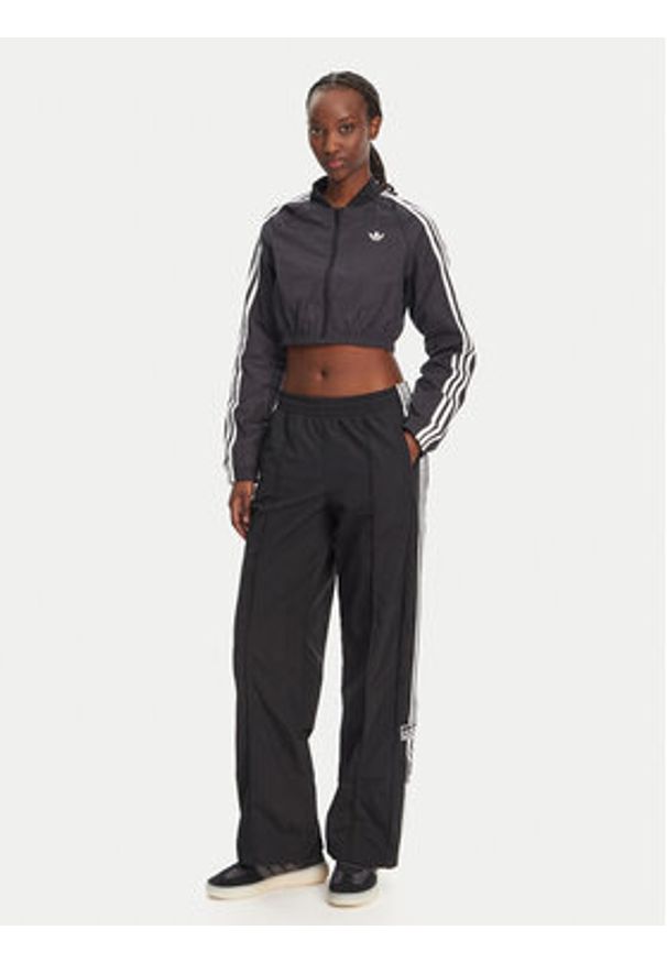 Adidas - adidas Bluza adicolor Teamgeist JD0264 Czarny Slim Fit. Kolor: czarny. Materiał: syntetyk
