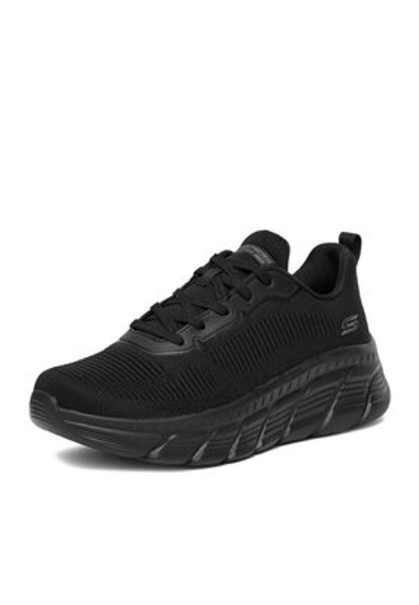 skechers - Skechers Sneakersy BOBS B FLEX HI 117385 BBK Czarny. Kolor: czarny. Materiał: materiał