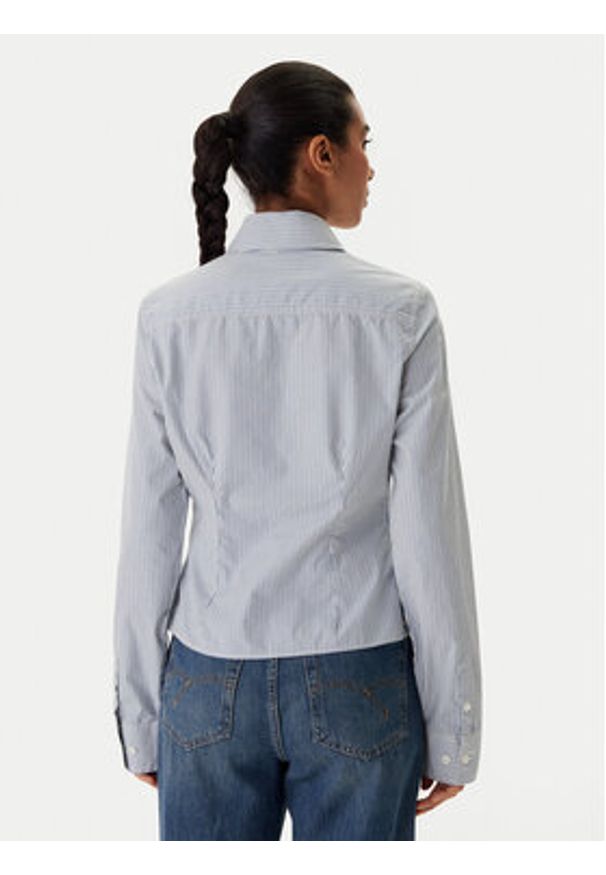 Guess Jeans Koszula W6RH66 WH7Q1 Niebieski Regular Fit. Kolor: niebieski. Materiał: bawełna