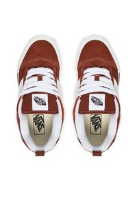 Vans Tenisówki Knu Skool VN000D22FSB1 Bordowy. Kolor: czerwony. Materiał: zamsz, skóra #4