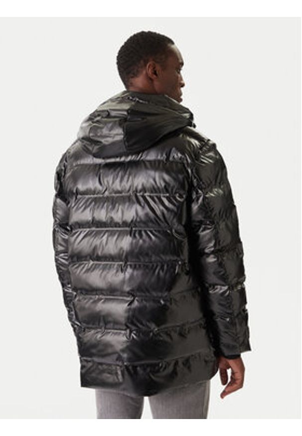 Karl Lagerfeld - KARL LAGERFELD Kurtka zimowa 505036 554595 Czarny Regular Fit. Typ kołnierza: dekolt w karo. Kolor: czarny. Materiał: syntetyk. Sezon: zima