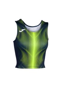 Top fitness damski Joma Olympie. Kolor: zielony, niebieski, wielokolorowy, żółty. Sport: fitness