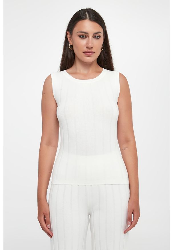 Top damski dzianinowy Valido MM. Materiał: dzianina