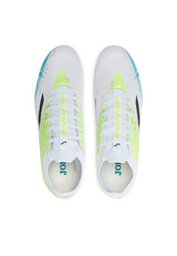 Joma Buty do piłki nożnej Evolution Firm Ground ECUW2402FG Biały. Kolor: biały. Materiał: materiał