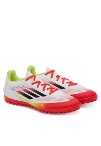 Adidas - adidas Buty do piłki nożnej F50 Club Turf IE1225 Biały. Kolor: biały. Materiał: skóra #5