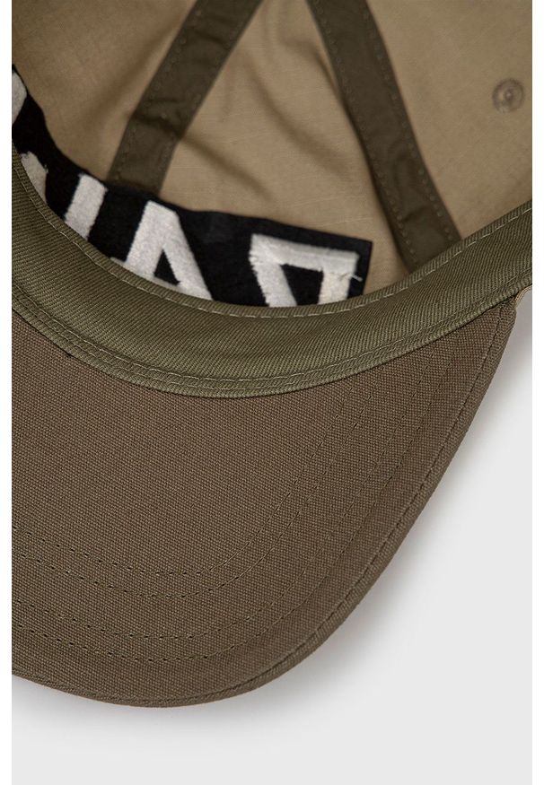 G-Star RAW - G-Star Raw czapka bawełniana kolor zielony z aplikacją. Kolor: zielony. Materiał: bawełna. Wzór: aplikacja
