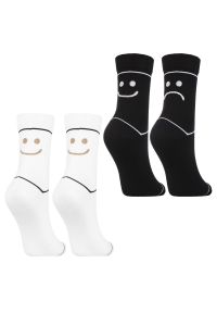 Mix Kolor Damskie Skarpetki Moraj 2 Pary. Kolor: biały. Materiał: materiał #1