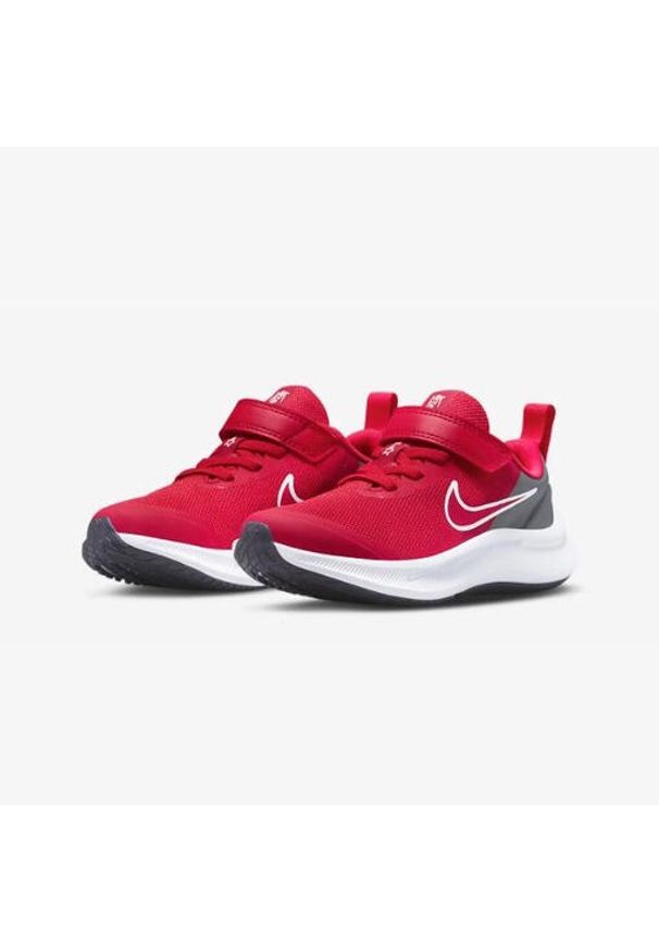 Buty sportowe dziecięce Nike Star Runner 3. Kolor: czerwony. Sport: turystyka piesza
