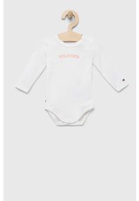 TOMMY HILFIGER - Tommy Hilfiger komplet niemowlęcy. Kolor: różowy. Materiał: bawełna, materiał, dzianina #2