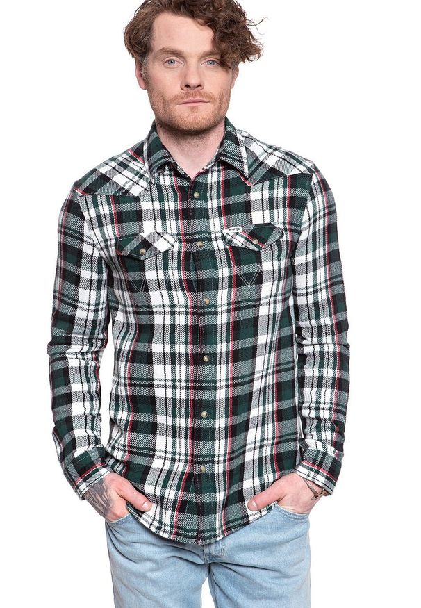 Wrangler - WRANGLER LS WESTERN SHIRT PINE W5A07BG01 112129929