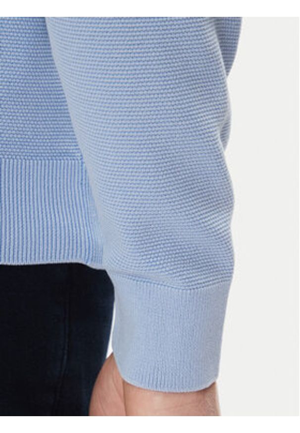 Aeronautica Militare Sweter 251MA1556L560 Błękitny Regular Fit. Kolor: niebieski. Materiał: bawełna