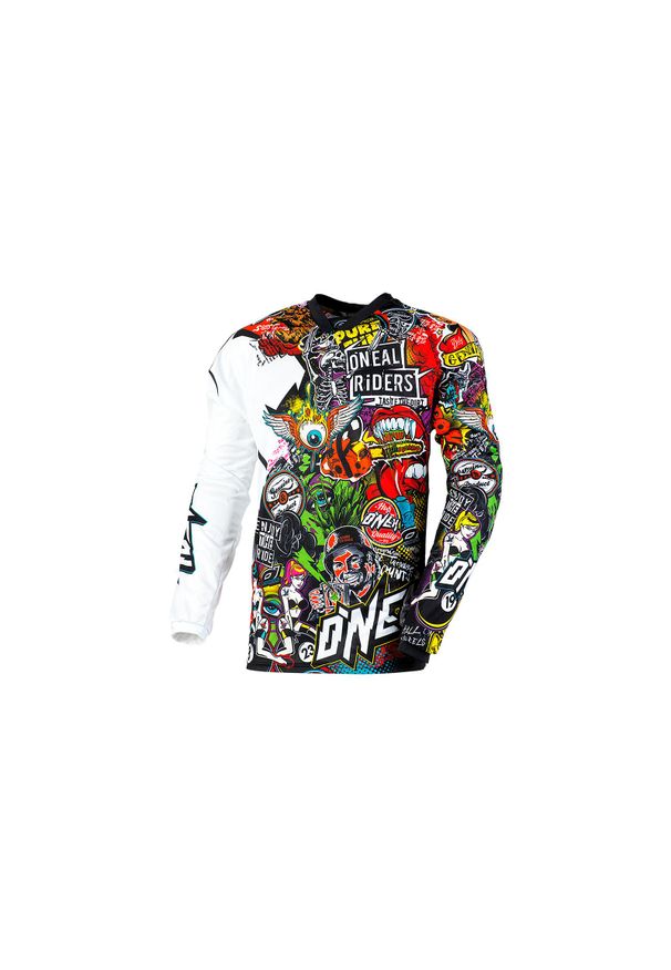 O'NEAL - Bluza rowerowa mtb męska O'neal Mayhem Crank. Kolor: czarny, wielokolorowy. Sport: kolarstwo