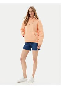 Volcom Bluza Stone Heart Up B4112509 Pomarańczowy Oversize. Kolor: pomarańczowy. Materiał: bawełna #5