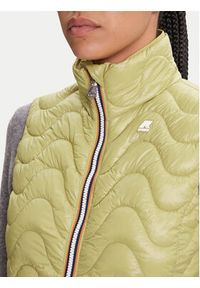 K-Way Bezrękawnik Viole K3122IW Zielony Slim Fit. Kolor: zielony. Materiał: syntetyk. Długość rękawa: bez rękawów
