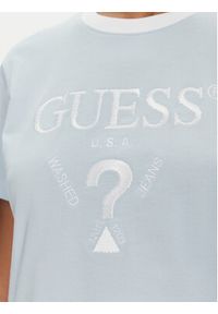 Guess T-Shirt V5GI18 I3Z14 Błękitny Boxy Fit. Kolor: niebieski. Materiał: bawełna #3