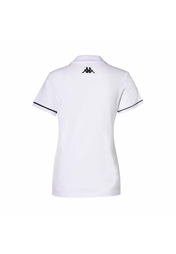 Polo Kappa Barla. Typ kołnierza: polo. Kolor: czarny, biały, wielokolorowy. Styl: elegancki