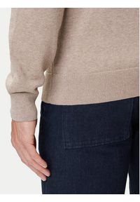 GANT - Gant Kardigan 8030164 Beżowy Regular Fit. Kolor: beżowy. Materiał: bawełna #4