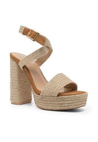 DeeZee Sandały KL-F20074-36 Beżowy. Kolor: beżowy. Materiał: materiał #3
