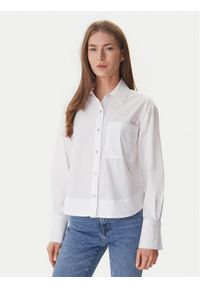 DKNY Koszula DJ6W2238 Biały Regular Fit. Kolor: biały. Materiał: bawełna #1