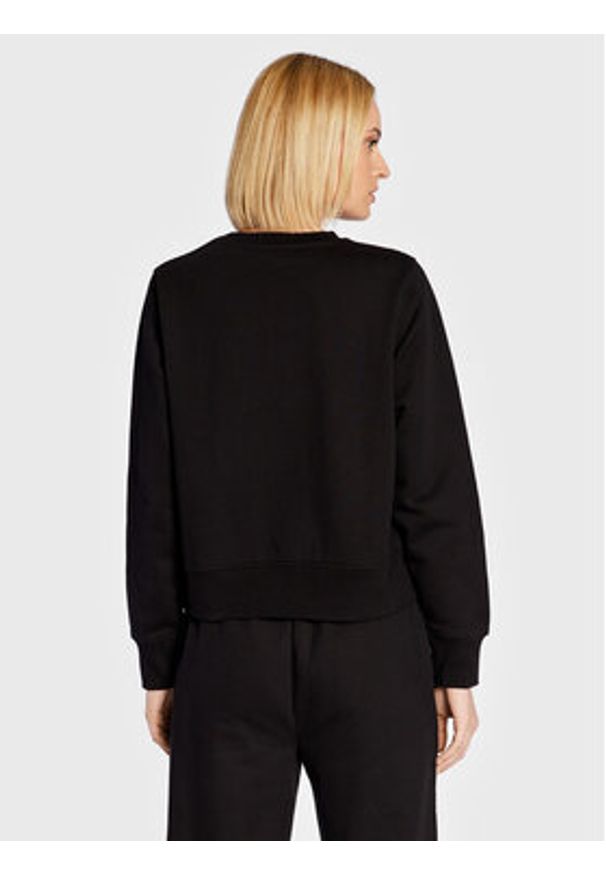 Trussardi Jeans - Trussardi Bluza 56F00216 Czarny Relaxed Fit. Kolor: czarny. Materiał: bawełna