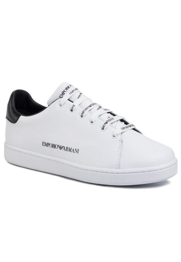 Emporio Armani Sneakersy X3X103 XL815 A120 Biały. Kolor: biały
