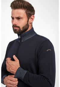 PAUL & SHARK - Sweter męski z wełny dziewiczej PAUL&SHARK. Materiał: wełna #3