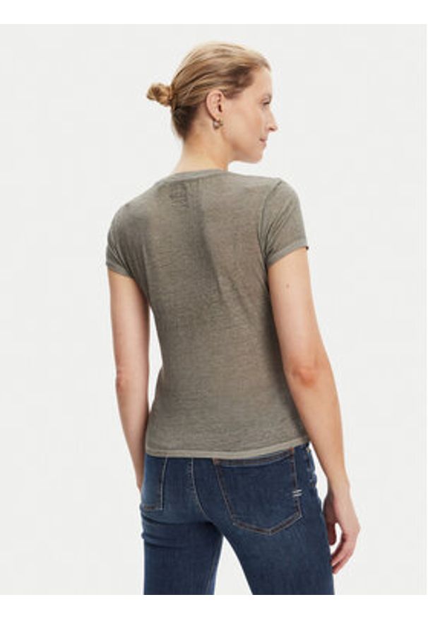 Guess T-Shirt W5YI36 KBYH0 Zielony Regular Fit. Kolor: zielony. Materiał: syntetyk, bawełna