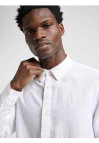 Lee - LEE MĘSKA KOSZULA LEE PATCH SHIRT BRIGHT WHITE 112364230 #5