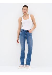 Big-Star - Spodnie jeans damskie Adela Bootcut 308. Kolor: niebieski