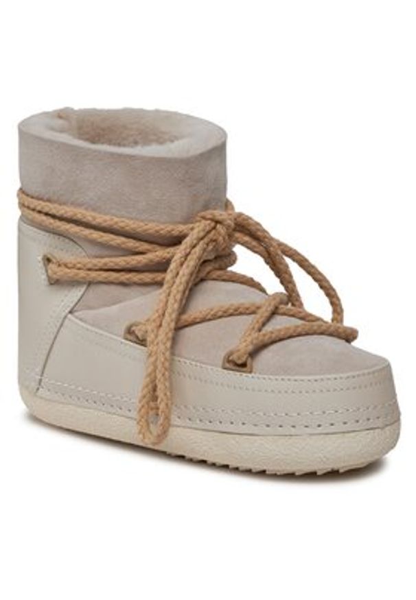 Inuikii Śniegowce Classic 75101-007 Beżowy. Kolor: beżowy. Materiał: zamsz, skóra