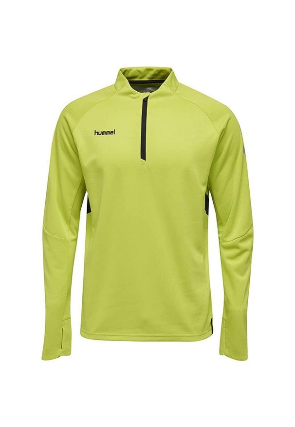 Hummel Tech Move Half Zip Bluie Lime L - sportowy i funkcjonalny. Kolor: wielokolorowy, zielony. Materiał: materiał