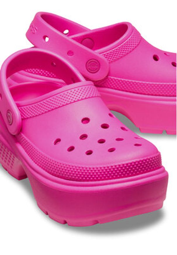 Crocs Klapki Stomp Clog 209349 Różowy. Kolor: różowy