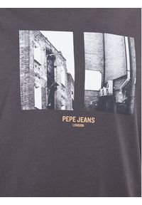 Pepe Jeans T-Shirt Worth PM508956 Szary Regular Fit. Kolor: szary. Materiał: bawełna #6