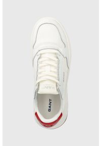 GANT - Gant sneakersy Yinsy 24537735.G238 kolor biały. Nosek buta: okrągły. Zapięcie: sznurówki. Kolor: biały. Materiał: guma #2