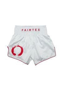 FAIRTEX - Spodenki Muay Thai ENSO Fairtex BS1918 Białe/Czerwone M. Kolor: biały