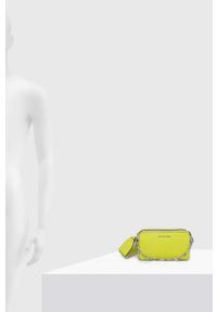 MICHAEL Michael Kors torebka skórzana kolor zielony. Kolor: zielony. Materiał: skórzane #5