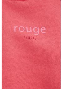 only - Only Bluza damska kolor różowy z nadrukiem. Kolor: różowy. Materiał: bawełna. Długość rękawa: raglanowy rękaw. Wzór: nadruk #4