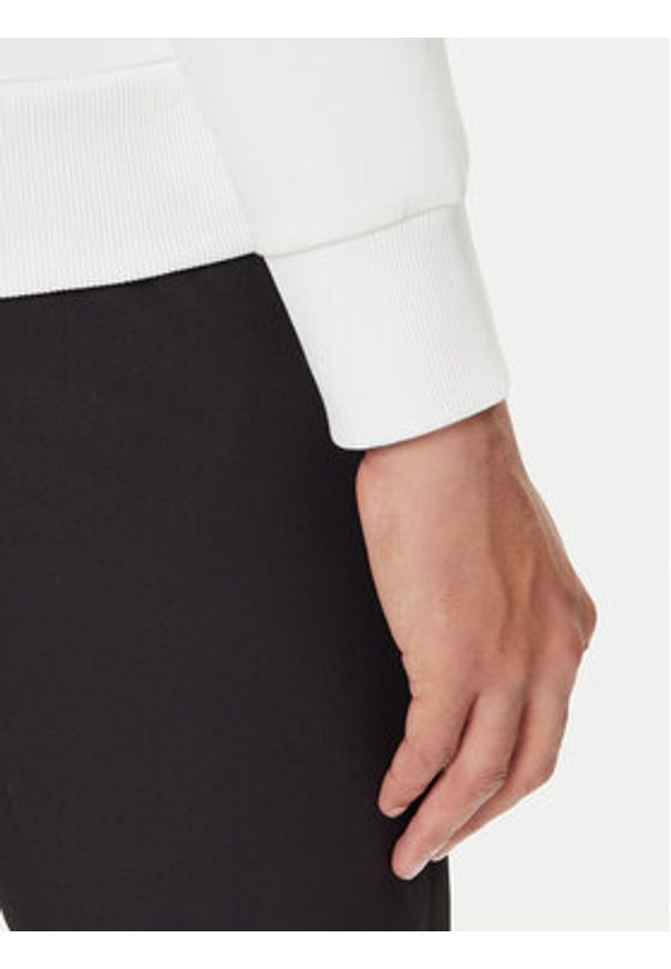 BOSS Kardigan Sardigan 50543472 Biały Relaxed Fit. Kolor: biały. Materiał: bawełna