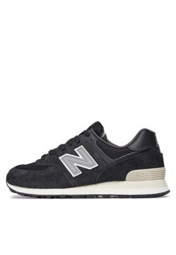 New Balance Sneakersy U574SBG Czarny. Kolor: czarny. Materiał: zamsz, skóra. Model: New Balance 574
