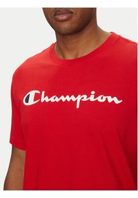 Champion T-Shirt 220256 Czerwony Regular Fit. Kolor: czerwony. Materiał: bawełna #4