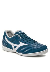 Mizuno Buty do piłki nożnej Mrl Sala Club In Q1GA2403 Niebieski. Kolor: niebieski. Materiał: skóra #5