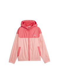 Puma - Młodzieżowa wiatrówka z podszewką z siateczki PUMA Pink Fruit. Kolor: różowy #1