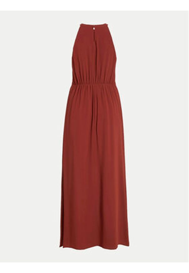 Vila Sukienka wieczorowa Milina 14052647 Brązowy Regular Fit. Kolor: brązowy. Materiał: syntetyk. Styl: wizytowy