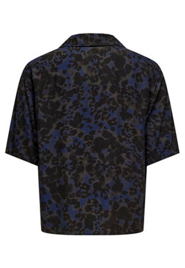 Only & Sons Koszula Harris 22032732 Granatowy Relaxed Fit. Kolor: niebieski. Materiał: wiskoza