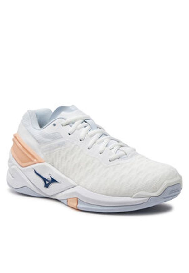 Mizuno Buty halowe Wave Stealth Neo X1GB2000 Biały. Kolor: biały. Materiał: materiał. Model: Mizuno Wave