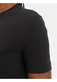 Versace Jeans Couture T-Shirt 80HAHE02 CJ00E Czarny Regular Fit. Kolor: czarny. Materiał: bawełna #2