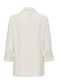 only - ONLY Marynarka Siesta 15322274 Beżowy Loose Fit. Kolor: beżowy. Materiał: wiskoza #7