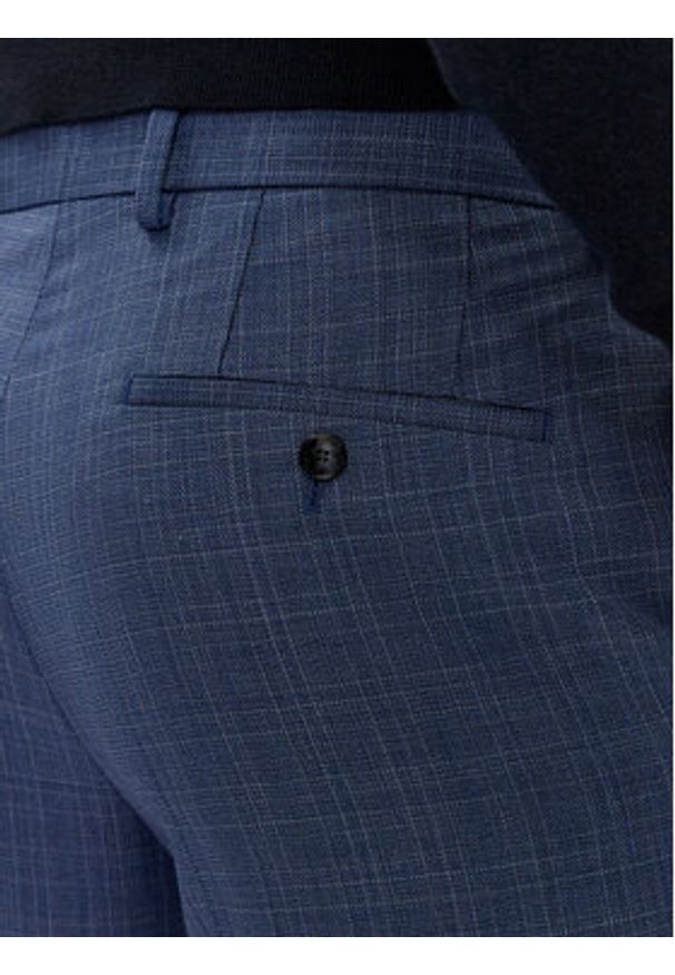BOSS - Boss Garnitur H-Huge-2Pcs-224 50509502 Niebieski Slim Fit. Kolor: niebieski. Materiał: wełna